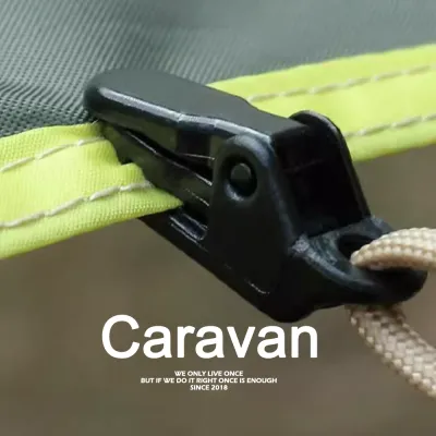 Caravan Crew (2ชิ้น) Alligator camping clip ตัวหนีบฟลายชีท ผ้าใบ เต็นท์ ขนาดใหญ่