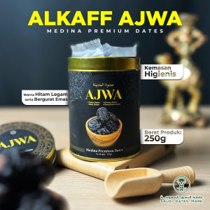 [ALKAFF AJWA] - MEDINA PREMIUM DATES - KURMA AJWA PREMIUM - 250 GRAM