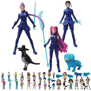5/6/8/12pcs Set Kpop Demon Hunters Action Figure Toy Derpys Tiger Rumi Mira Zoey Sussy Figurine Doll for Fans Gift