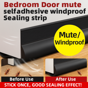 Door Seam Soundproof Strip  Curved Door Bottom Sealing Strip  Inserted Sealing Gap  Anti-Mosquito Anti-Rat Waterproof