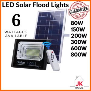 RMK LED Solar Spotlight Lampu solar light outdoor lighting 80W-800W Waterproof Flood Light street solar lampu matahari