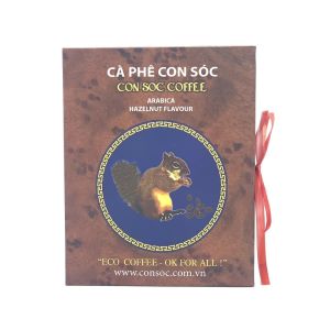 Cà phê Con Sóc Hộp Nâu 500gam - Hộp Cà phê pha phin Con Sóc 500gam