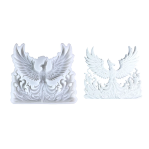 3D Silicone Mold Crafting Molds Baking Moulds Phoenixes Shape Wall Hanging Decoration Molds for Making and Soap