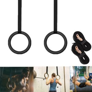 PICKIT แบบพกพา ยิมออกกำลังกาย เอบีเอสเอบีเอส บ้าน ฟิตเนส พร้อมสายรัด ความแข็งแกร่งของการฝึก แหวนยิมนาสติกไม้