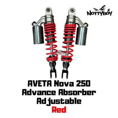 AVETA Nova 250 Advance Absorber NottyBoy Motorcycle Rear Shock 350mm Quality CNC Aluminum Absorber Double Adjustable