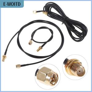 【E-WOITD】 0.3-5M SMA Male to Female Cable RG174 RF Connector Adapter  Antenna Cable