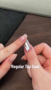 GAOY Gel  Coat for Chrome Powder Stick Powder for Flawness Chrome Finish Clear No Wipe UV Light  16ml