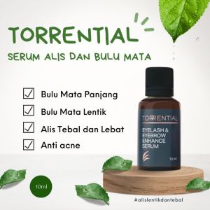 Original Torential serum penumbuh pelentik vitamin bulu mata dan alis torrential eyebrow eyelash