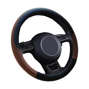 Universal Nonslip Steering Wheel Cover Protector Soft PU Leather Grip For Improved Driving Comfort And Safety