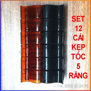 Kẹp tóc nhựa 5 răng càng cua Hàn quốc cho phái nữ