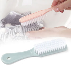 แปรงพลาสติกรองเท้า1ชิ้นแปรงซักผ้าทำความสะอาดรองเท้าผ้าใบของใช้ในครัวเรือน (สุ่ม)