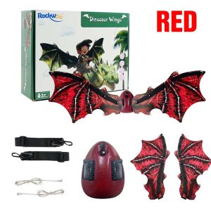 Electrical Dinosaur Wings with Light Sparkling Glowing Wings for Dinosaur Toys Halloween Christmas Gift