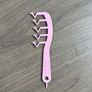 Lovely Meadow Hair Styling Z-Shape Hair Comb Hair Gap Comb小红书推荐发根蓬松z字发缝梳