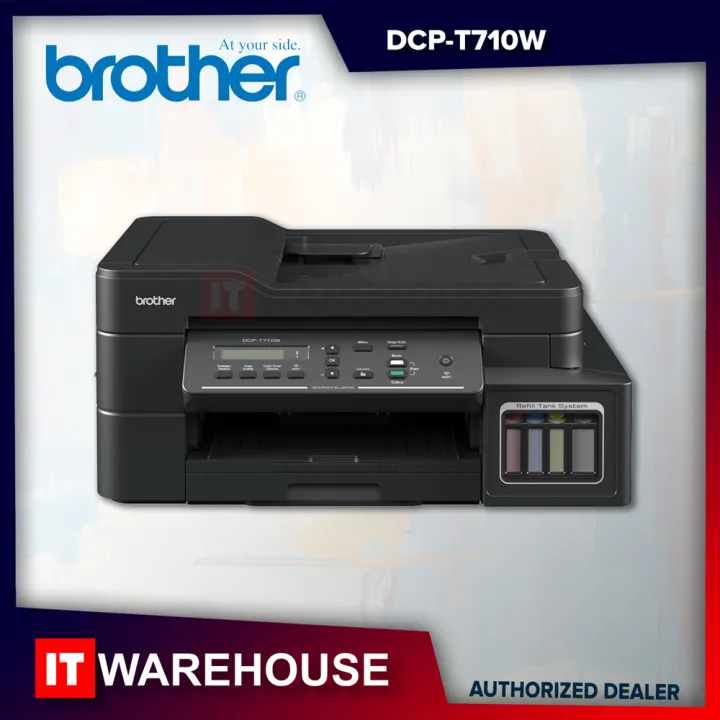 Brother DCP T710W PRINTER with SCAN and XEROX (3 in 1) - T710 Refill ...