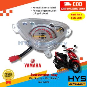 [COD] Spidometer Assy Yamaha Mio Sporty Smile Lama Speedometer Kilometer KM Full Set Kaca Mika Kabel
