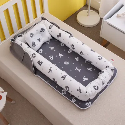 [SG SELLER] BABY BED FOLDABLE PORTABLE LOUNGER NEST BED COT Baby Separated Bed Baby Cot Newborn Sleeper Sleep By Your Side