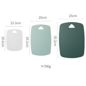 Dear Home เขียงพลาสติก หั่นผัก หั่นผลไม้ หั่นเนื้อ เขียงพกพา เขียง ชุด 3 ขนาด สไตล์นอร์ดิก ที่หั่นผักผลไม้เนื้อ