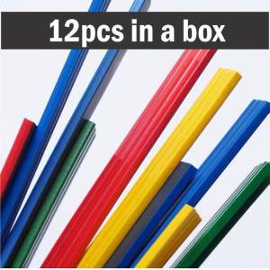 12pcs Super Strong Magnetic Color Strip Magnet Bar Soft Magnet for Whiteboard