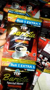 BARISTA TOP COFFEE 15 Sachet Kopi Hitam + Gula Special Blend