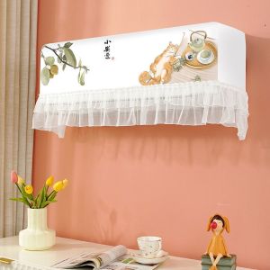 【Ship in 24H】【现货速发】空调罩套挂式挡风布帘空调罩子防尘罩挂机盖布开机不取2026年新款现货Air conditioning hood hanging dust cover0517 DBAZ