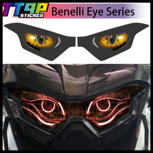 สติกเกอร์ติดฮีดไลท์หน้าใสกันน้ำสำหรับสกูตเตอร์เบเนลลี Benelli PANARELLA 125 150 ZERO 9.0 VZ 150i อุปกรณ์ตกแต่งมอเตอร์ไซค์