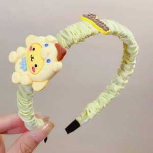 Gratis Ongkir - Bandana Anak Perempuan Motif Kerut / Bando Karakter Sanrio / Bando Scrunchie Sanrio
