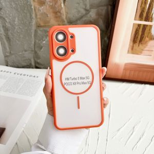 For Xiaomi POCO X8 Pro Max Case Hard Transparent heat dissipation Magnetic MagSafe Protective Back Cover For POCO X8 Pro Shell