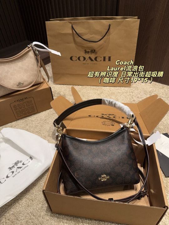 Coach Hobo Signature Brown2WAYBagコーチホーボー Coach Laurel Hobo Bag Brown Signature CanvasShoulder Crossbody