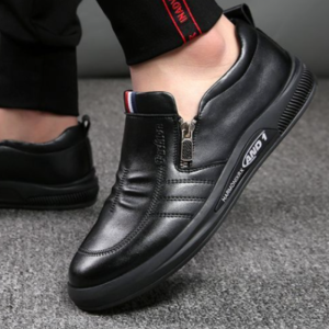 GRAEAE New Breathable & Fashionable Mens Casual Leather Shoes British Mens Shoes Versatile Soft Leather Shoes