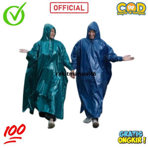 Jas Hujan Ponco Wanita Scarlett 730 / Jas Hujan Lengan Kelelawar Wanita