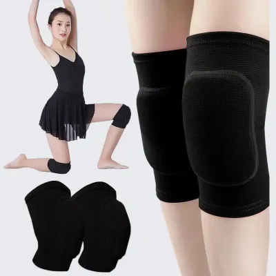 1pair Sports Support Kneepad Dancing Knee Protector Volleyball Yoga Knee Brace Winter Breathable