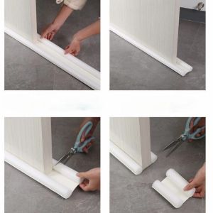 twin draft guard - alat penahan debu alat penahan udara penahan pintu