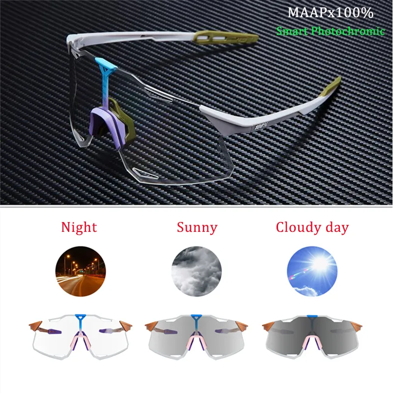 MAAP Hypercraft Sports Photochromic Polarized Sunglasses Fishing