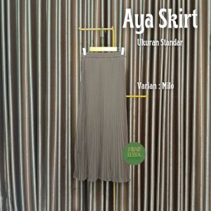 Rok Plisket Premium Ukuran Standart dari Bahan Adem Anti Nerawang