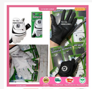 Găng tay da đánh golf FOOTJOY đủ 2 màu đen trắng (1 chiếc) [ GOLF SUPERMARKET ]
