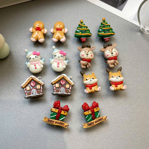 Set 14 Sticker Charm 3D chủ đề Giáng sinh Mayto gắn Dép Cross Dép Sục Cá Sấu JB-264