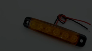 6LED Turn Signal Stop Brake Light For Car Trailer Truck Pickup Indicator Waterproof Taillamp Side Marker Lamp Tail Light