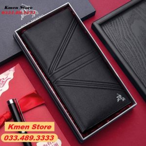 Ví Cầm Tay Da Thật Nam Nữ Cao Cấp Hàng Hiệu POLO MEISDO Bóp Ví Dài Cầm Tay Nam Nữ Sang Trọng Full Hộp Bảo Hành 2 Năm