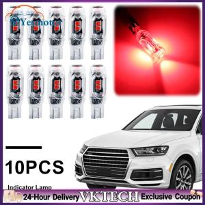 【Local Shipment】10Pcs T10 W5W LED Super Bright Door Light 600LM 5SMD Car Interior Reading Light Car Backup Reverse Light Car Accessories