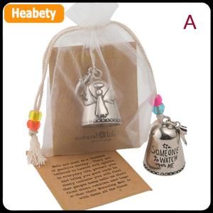 【2-3 days delivery】 Blessing Bell Friends Are Angels Ornament Blessing Bell Watch Over Me Crafts for Doors Vehicles and Bags or Keys