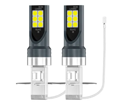 Luyoo 2Pcs H8 H11หลอดไฟ LED H1 H3 9005 HB3 9006 HB4 Led หลอดไฟ Super Bright หมอกไฟขับรถวันทำงาน12V 6000K สีขาว