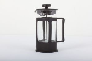 [BPCFKP002] Bình pha cà phê pha trà phong các cổ điển kiểu Pháp French press . Bình thủy tinh khung đỡ nhựa mầu đen.