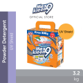 Maxkleen 9 UV Shield Super Enzyme Powder Detergent 3KG FOC 200G (New Formula). 