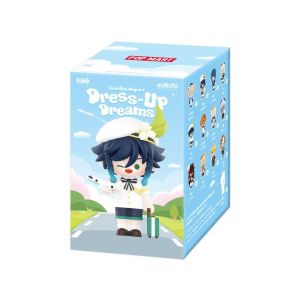 POP MART Genshin impact Dress Up Dreams Q Version Series Figures blind collection decorative gift toy