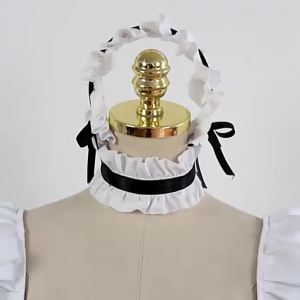 FCMiracle Nikki Trang Phục Cosplay Cho Phụ Nữ Lolita Trang Phục Màu Đen Trắng người hầu pháp Ăn Mặc Cô Gái Maid Trang Phục Nhật Bản Tạp dề hầu gái Đồng Phục Ăn Mặc