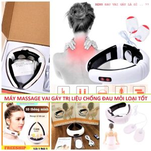 Máy massage cổ vai gáy 3D hỗ trợ giảm đau mỏi vai cổ thư giãn cải thiện giấc ngủ hiệu quả