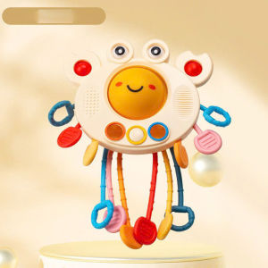 <AN TOÀN> Đồ chơi con cua rút dây silicon gặm nướu mới nhất 2023