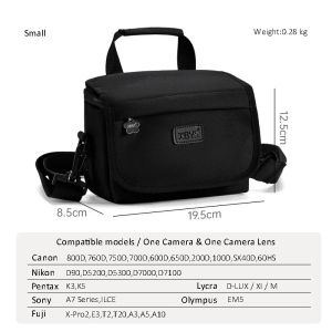 Women DSLR Shoulder Camera Bag Casual Crossbody Photography Bag Micro Single Bag for Canon Nikon Fujifilm2026
