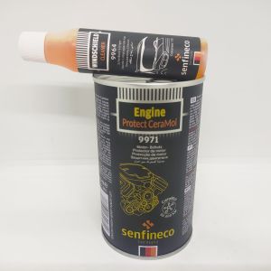 SẢN PHẨM CAO CẤP CẢI THIỆN HIỆU SUẤT GIẢM MA SÁT HIỆU SENFINECO 9971 300ml VÀ NƯỚC GẠT KÍNH 9964 30ml (Senfineco 9971 Engine Protect Ceramol 300ml And Windschield Cleaner)