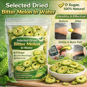 Sugar-Free Natural Bitter Melon Crisps (Ready-to-Eat) Crispy Bitter Gourd Chips Snack 香脆苦瓜片 Healthy Snack - Bitter Gourd Chips No Sugar No Salt